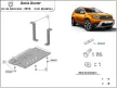 Dacia Duster 4x4 2014-2024 SCUT Steel Differential skid plate