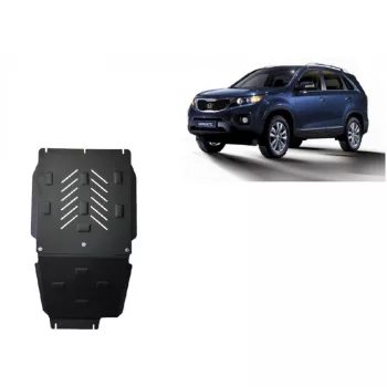   Kia Sorento 2006-2010 SCUT Steel Gearbox and differential skid plate