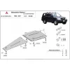   Mitsubishi Pajero Sport 1 1998-2007 SCUT Steel Gearbox and differential skid plate