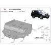   Mitsubishi Pajero 3 (V60, V70) Vers. 2.0 1999-2007 SCUT Steel Gearbox skid plate