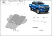 Toyota Hilux Revo 2016-2025 SCUT Steel Gearbox and particle filter skid plate
