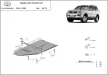 Toyota Land Cruiser J120 2002-2009 SCUT Steel Gearbox skid plate