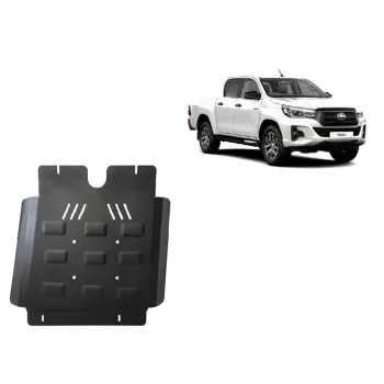   Toyota Hilux Invincible 2021-2025 SCUT Steel Gearbox skid plate