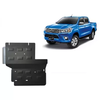   Toyota Hilux Revo 2016-2021 SCUT Steel Differential skid plate
