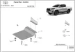 Toyota Hilux 2021-2025 SCUT Steel Particle filter sensor skid plate