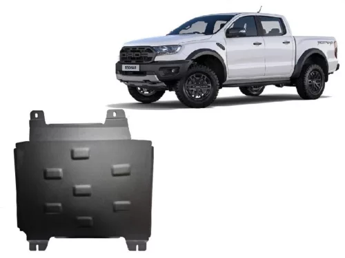 Ford Ranger Raptor 2020-2023 SCUT Steel Gearbox skid plate