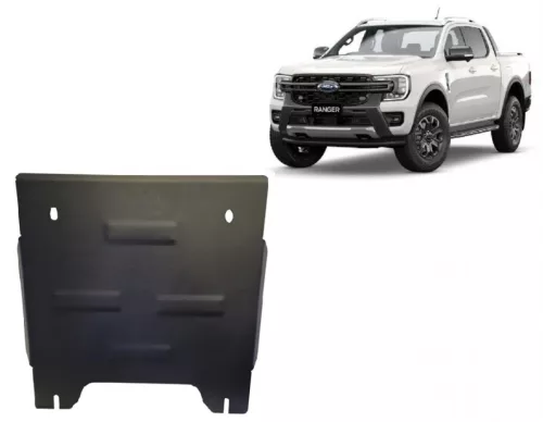 Ford Ranger 2023-2025 SCUT Steel Differential skid plate