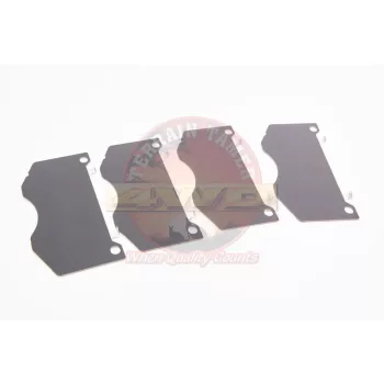   Terrain Tamer Féknyereg fékbetét rezgéscsillapító lemez készlet első Toyota Landcruiser GRJ URJ UZJ VDJ 200 2007->