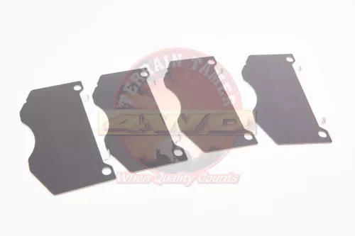 Terrain Tamer Féknyereg fékbetét rezgéscsillapító lemez készlet első Toyota Landcruiser GRJ URJ UZJ VDJ 200 2007->