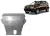 Dacia Duster - 2,5 mm 2010-2017 SCUT Steel Engine skid plate