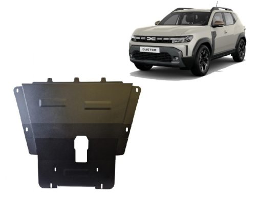 Dacia Duster - 4x2 + 4x4 2024-2025 SCUT Steel Engine skid plate