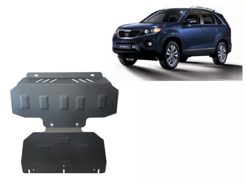 Kia Sorento 2006-2010 SCUT Steel Engine and cooler skid plate
