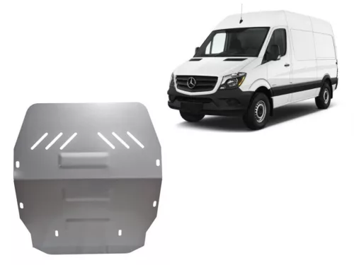 Mercedes Sprinter 4x4 2024-2025 Aluminum underrun protection
