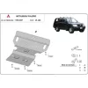   Mitsubishi Pajero 3 (V60, V70) 1999-2007 SCUT Steel Engine and cooler skid plate