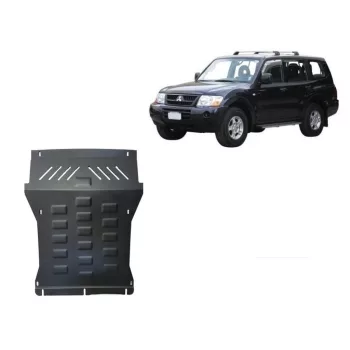   Mitsubishi Pajero 3 (V60, V70) Vers 2.0 1999-2007 SCUT Steel Engine and cooler skid plate