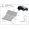   Mitsubishi Pajero 3 (V60, V70) Vers 2.0 1999-2007 SCUT Steel Engine and cooler skid plate