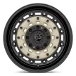 Alloy Wheel 17x8 ET30 5x114.3/5x120 Sand ON Black Arsenal Black Rhino