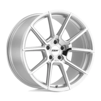   Alloy Wheel 18x8.5 ET40 5x114.3 Chrono Silver W/ Mirror CUT Face TSW