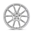 Alloy Wheel 18x8.5 ET40 5x114.3 Chrono Silver W/ Mirror CUT Face TSW