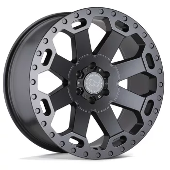  Alloy Wheel 18x9 ET-12 5x127 Matte Gunmetal Warlord Black Rhino
