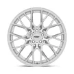 Alloy Wheel 20x8.5 ET40 5x108 Sebring Silver W/ Mirror CUT Face TSW