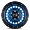   Alloy Wheel 20x9.5 ET12 8x165.1 Cobalt Blue W/ Black Ring Sentinel Black Rhino