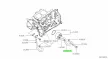 Nissan oil cooler housing water pipe 21308EB300