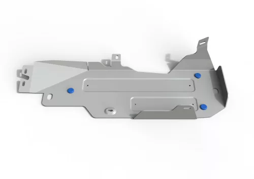 RIVAL4x4 skidplate fuel tank 6 mm aluminum Jeep Wrangler JK (only 2 Doors 2,8 Diesel (CRD)) 2007-2018