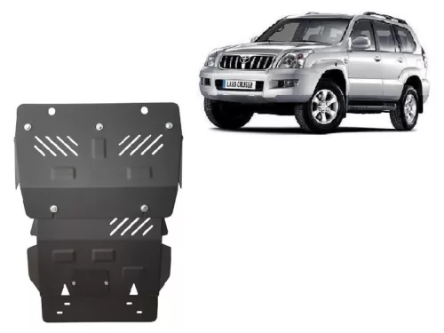 Toyota Land Cruiser J120 2002-2009 SCUT Steel Engine skid plate