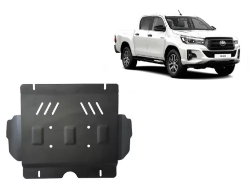 Toyota Hilux Invincible 2021-2025 SCUT Steel Engine skid plate