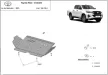 Toyota Hilux Invincible 2021-2025 SCUT Steel Engine skid plate