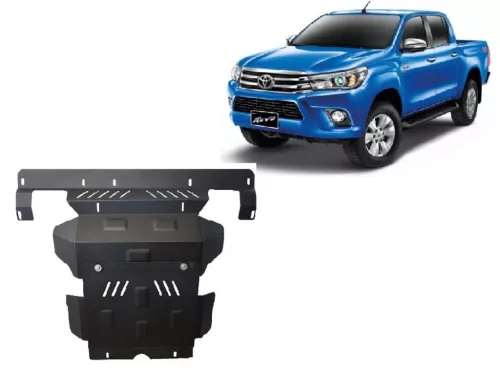 Toyota Hilux Revo 2016-2025 SCUT Steel Engine and cooler skid plate