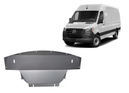 Mercedes Sprinter 4x4 2006-2018 Aluminum engine and transmission protection W906