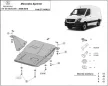 Mercedes Sprinter 4x4 2006-2018 Aluminum engine and transmission protection W906