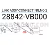   Windshield wiper connecting arm for Nissan Patrol Y61 2000<