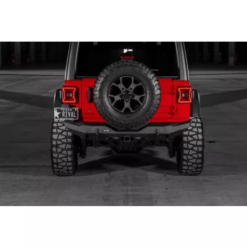   RIVAL4x4 aluminum rear bumper -Stubby- Jeep Wrangler JL 2018->