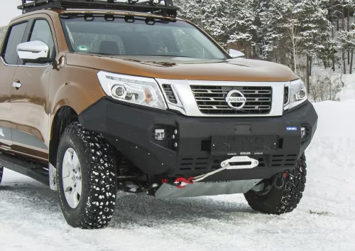RIVAL4x4 aluminium front bumper with winch holder Nissan Navara D23 NP300 2015->