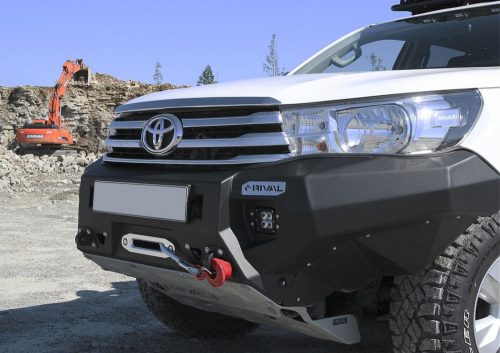 RIVAL4x4 aluminium front bumper with winch holder and LED Toyota Hilux Revo 2015->  