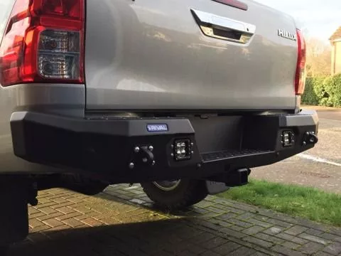 RIVAL4x4 aluminum rear bumper with LED Toyota Hilux Vigo, Revo, Rocco