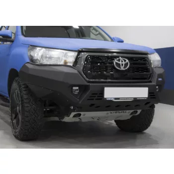   RIVAL4x4 aluminium front bumper with winch holder and LED Toyota Hilux Rocco 2019->