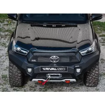   RIVAL4x4 aluminium front bumper with winch holder Toyota Hilux Rocco/Invincible 2021->