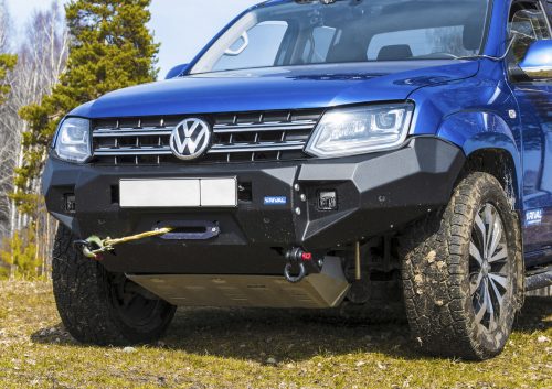RIVAL4x4 aluminium front bumper with winch holder and LED Volkswagen Amarok 2010-2016; 2016-> 