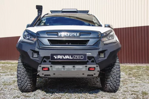 RIVAL4x4 aluminium front bumper with winch holder Isuzu D-Max 2017-2020 