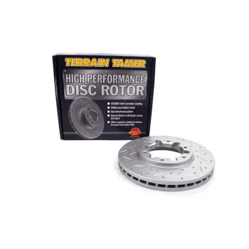   Terrain Tamer Hűtött féktárcsa első (kivéve 4.8 benzin) Nissan Patrol Y61 1997->