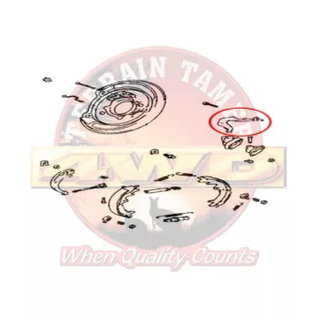   Terrain Tamer Kézifék kilincs jobb oldali tárcsafékhez (Bell Crank Parking Brake R/H Suits Disc Brake) Toyota Landcruiser FZJ HZJ 105 75 FZJ HDJ 78 79 80 HDJ UZJ 100 HZJ VDJ 78 79 VDJ 76 KZJ RZJ VZJ 90 95 1996->
