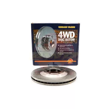   Terrain Tamer T/T Féktárcsa első 280 mm csak torzió rugós modellekhez (T/T Disc Rotor Front 280Mm Torsion Bar Models Only)Isuzu D-Max 4x4 2008-2012