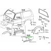 Toyota Landcruiser 90 sill cover molding patent 9046711105