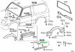 Toyota Landcruiser 90 sill cover molding patent 9046711105
