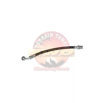   Terrain Tamer Fékcső hátsó bal oldali tárcsafékhez (Hose Brake Rear L/H Suits Disc Brake) Toyota Landcruiser FJ FZJ HDJ HZJ 80 FZJ HZJ 70 75 HZJ 73KZJ RZJ VZJ 90 95 1990-1999