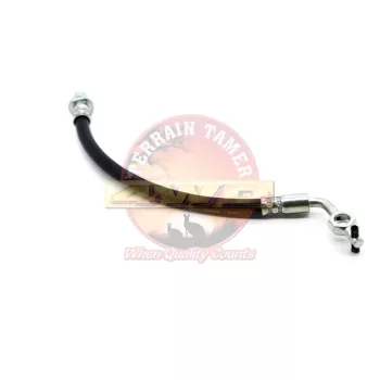   Terrain Tamer Fékcső első jobb vagy bal oldali ABS-el szerelt vagy ABS nélküli modellekhez (Brake Hose Front R/H Or L/H With Or Without Abs)Toyota Landcruiser FZJ HZJ VDJ 76 78 79 HDJ 76 78 79 HZJ 71 1999->